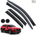 Rain Guards for Mazda CX-30 2020-2023, Tape-on Side Window Deflectors for Mazda by LETINGFAR