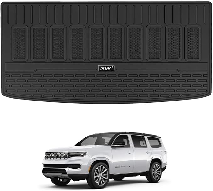 3W Cargo Liner Compatible with Jeep Grand Wagoneer 2022-2024 2025 7 Passenger by 3W