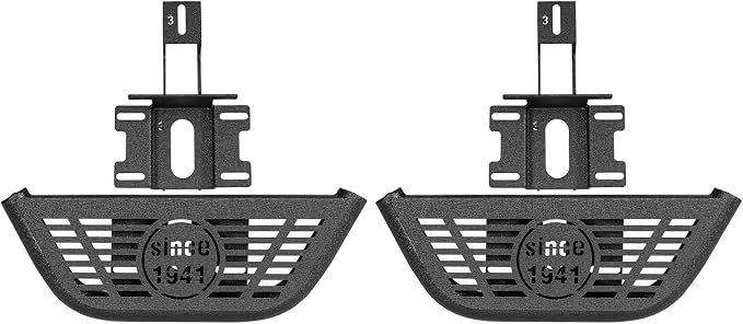 u-Box JK Running Boards 2-Door Side Hoop Door Steps - Image 9