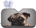 Pug Dog Car Windshield Sunshade Front Window Sun Visor Protector Foldable by mutakin