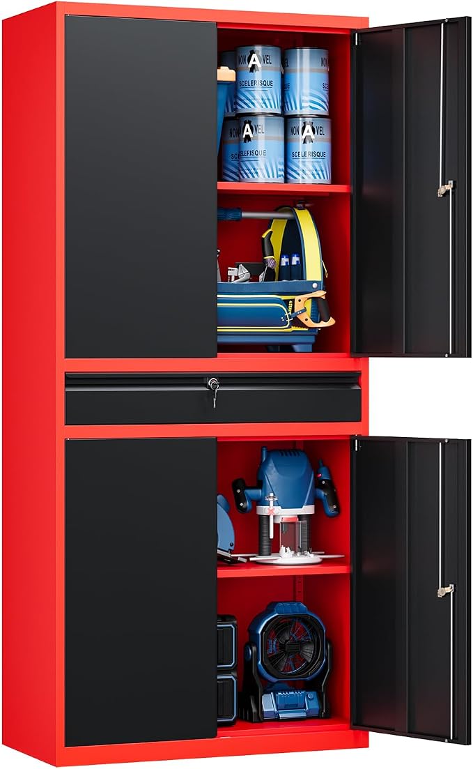 Yizosh Metal Garage Storage Cabinet by Yizosh