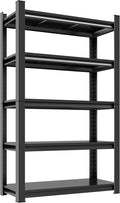 Metal Garage Shelving Unit, Heavy Duty 5-Tier Adjustable Storage Rack, Steel by Notmise