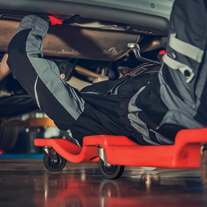 Magshion Mechanic Creeper with Padded Headrest and Tool Tray, 330 lbs Capacity - Image 9