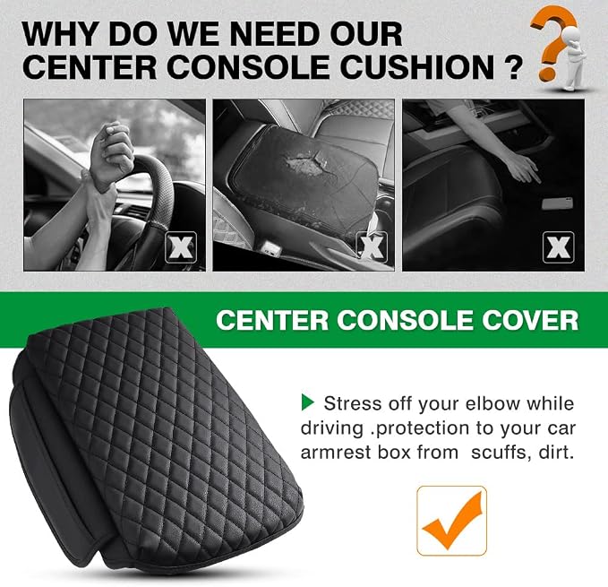 Shademax Custom for Center Console Cover Jeep Grand Cherokee L Accessories - Image 3