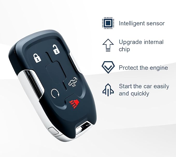 Keyless Entry Remote Control Key Fob Replacement Proximity Smart - Image 3