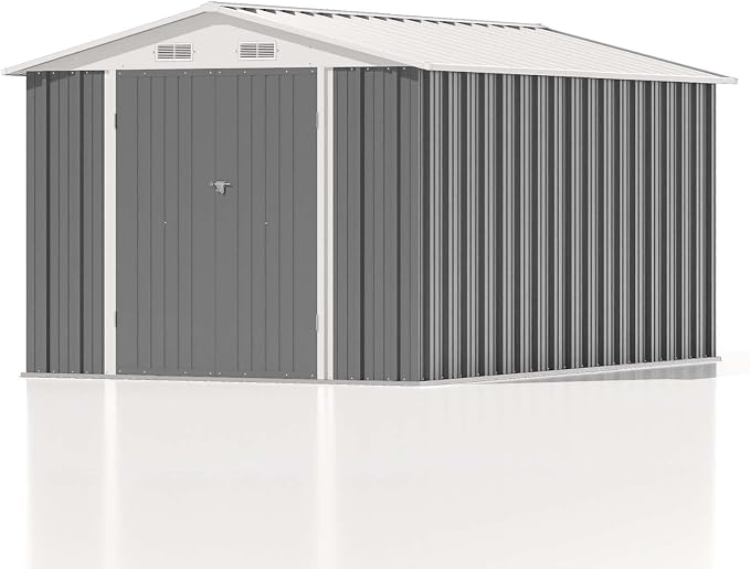 Patiowell 8 x 12 FT Metal Storage Shed - Image 8