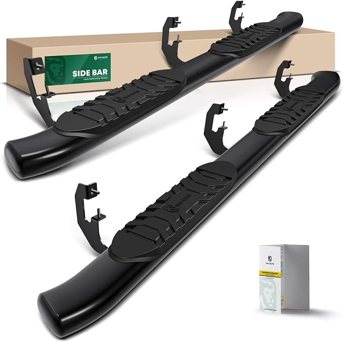 YHTAUTO 5 Inch Running Boards Side Steps Fit Chevy Silverado & GMC Sierra by YHTAUTO