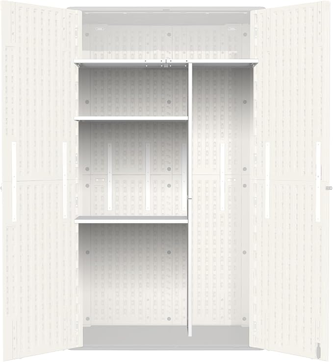 Vertical Storage Shed Shelf, Weatherproof Metal Shelf - Image 7