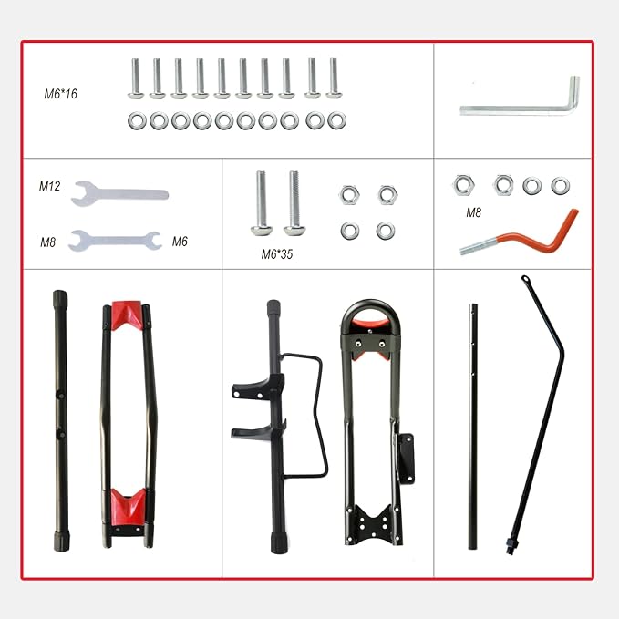 Vertical Bike Parking Stand- Space-Saving, Adjustable Freestanding Upright Bike - Image 8