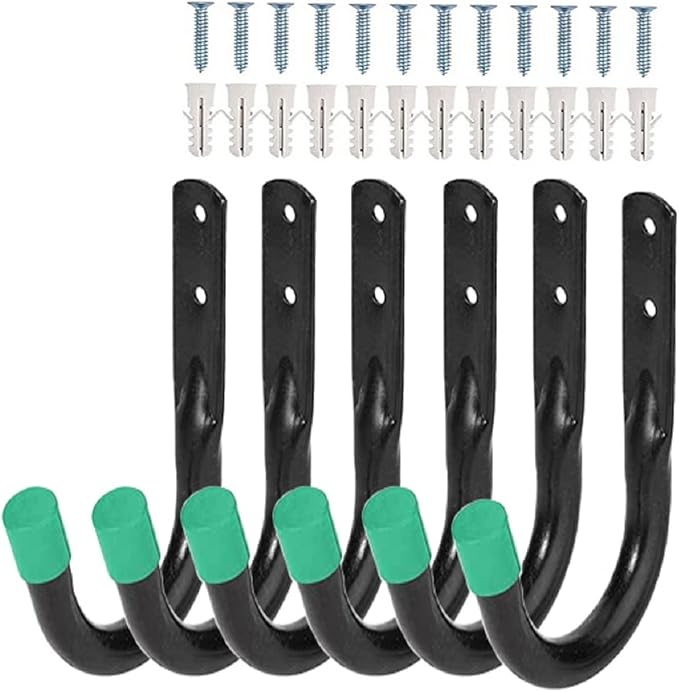 Steel Garage Storage Hooks by Unknown