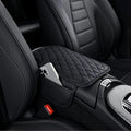 Car Armrest Cover Leather Car Console Covers Box Pad by Rneswi