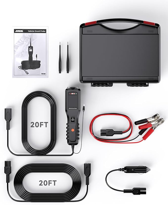 ANCEL PB100 Automotive Power Circuit Probe Tester, 12 24V Electrical Short/Open - Image 9