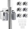 6PCS Broom and Mop Holder, Heavy Duty Garden Tool Organizer Rack Rake and by JAMEND+CLXP