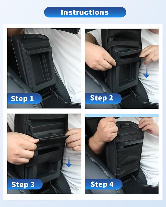 CDEFG Compatible with 2025 Hyundai Tucson Limited Center Console Cover - Image 7
