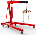 5000 LBS Engine Hoist with Load Leveler, Heavy Duty Alloy Steel Folding Cherry by Unknown
