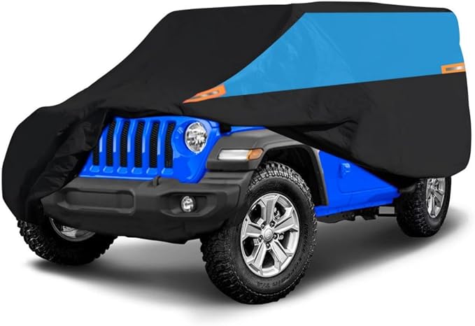 MORNYRAY Compatible with Jeep Wrangler 2 Door, Waterproof Car Cover All Weather by MORNYRAY