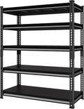 48" W Garage Shelving Heavy Duty，3000LBS Loads Adjustable Garage Storage Shelves by Rufokisa