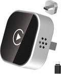 CarPlay Wireless Adapter, Plug-and-Play, Supports CarPlay+Android Auto by Unknown