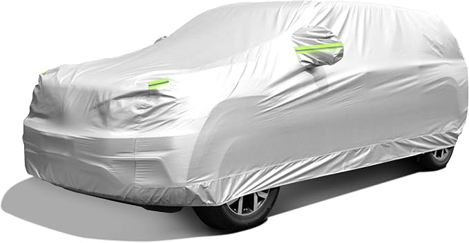 SUV Waterproof Car Covers for Automobiles All Weather Season UV Protection by GORDITA