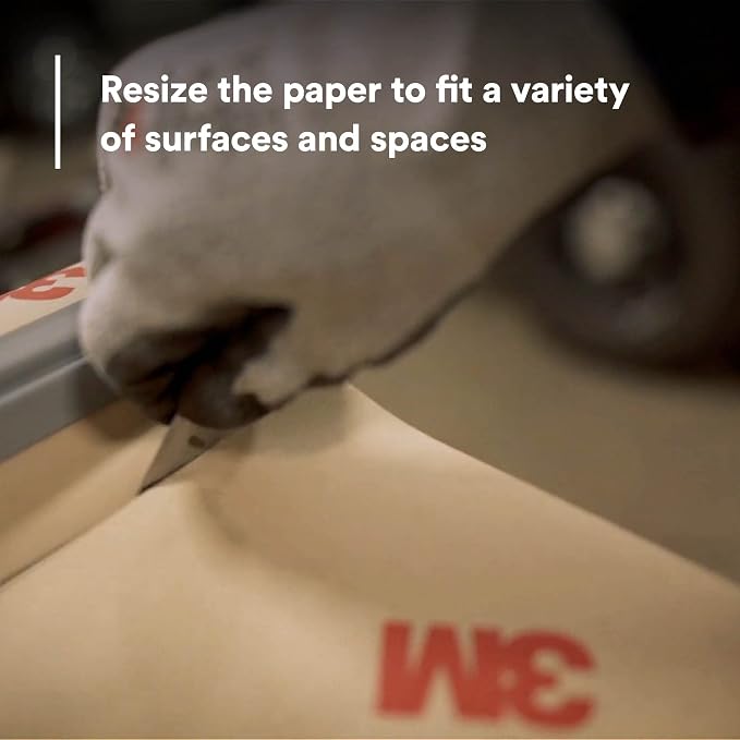 3M Welding and Spark Deflection Paper 05916, Flame Retardant, Adhesive Backing - Image 7