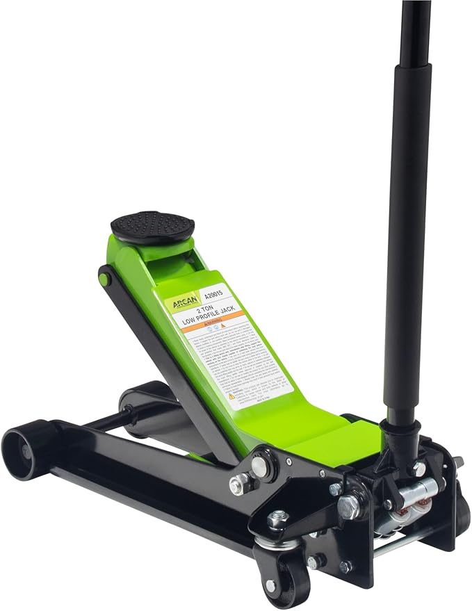 ARCAN Tools 2-Ton Low Profile Quick Rise Steel Floor Jack by Arcan