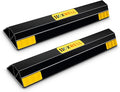 (New Updated 18" 2 Packs Heavy Duty Parking Stopper by HOXWELL