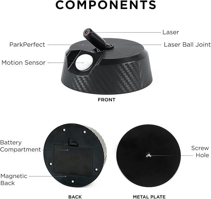 Limitless ParkPerfect Laser Parking Assistant, Battery Powered Guide System - Image 4