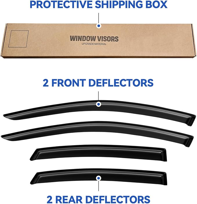 Window Visors Rain Guards Shield - Image 5