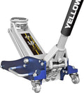 YELLOW JACKET Floor Jack 1.5 Ton Hydraulic Low Profile Aluminum and Steel Car by YELLOWJACKET