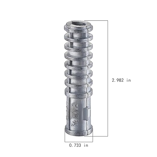 Wensilon 1/2 * 3 Lag Shield Anchor Long Zinc Alloy Bolts Concrete Anchors - Image 2