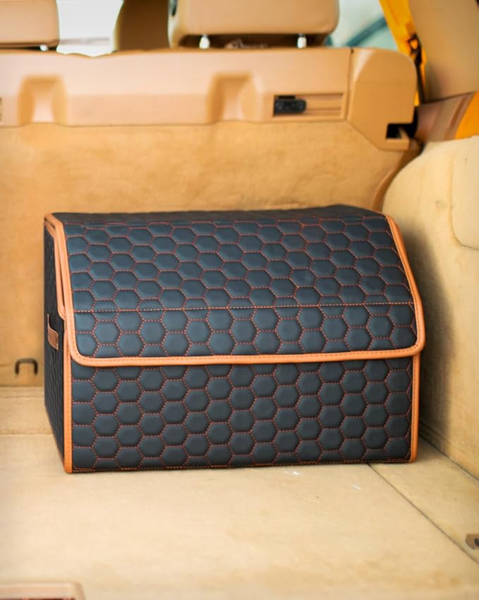Sedan Trunk Organizer 17.7" Storage Tote by OwleysCarAccessories