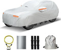 30 Layers SUV Car Cover for Automobiles All Weather Waterproof, Outdoor by OWEEIO