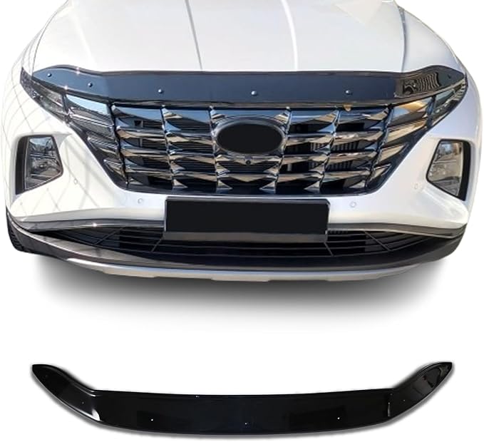 OMAC Front Bug Shield Hood Deflector Guard fits Hyundai Tucson 2022-2025 Black by OMAC