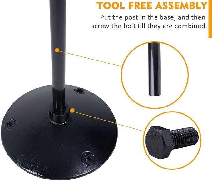 Heavy Duty Cast Iron Sign Post and Base Kit - Image 5