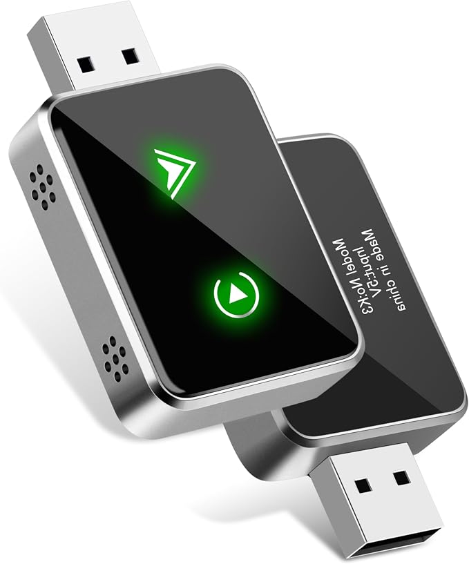 Wireless CarPlay Adapter for IPhone, 2025 Upgrade 2-in-1 CarPlay & Android Auto by Unknown