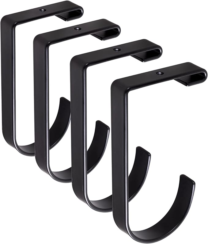 4-Pack Heavy Duty Add-On Flat Hook Accessory - Image 3