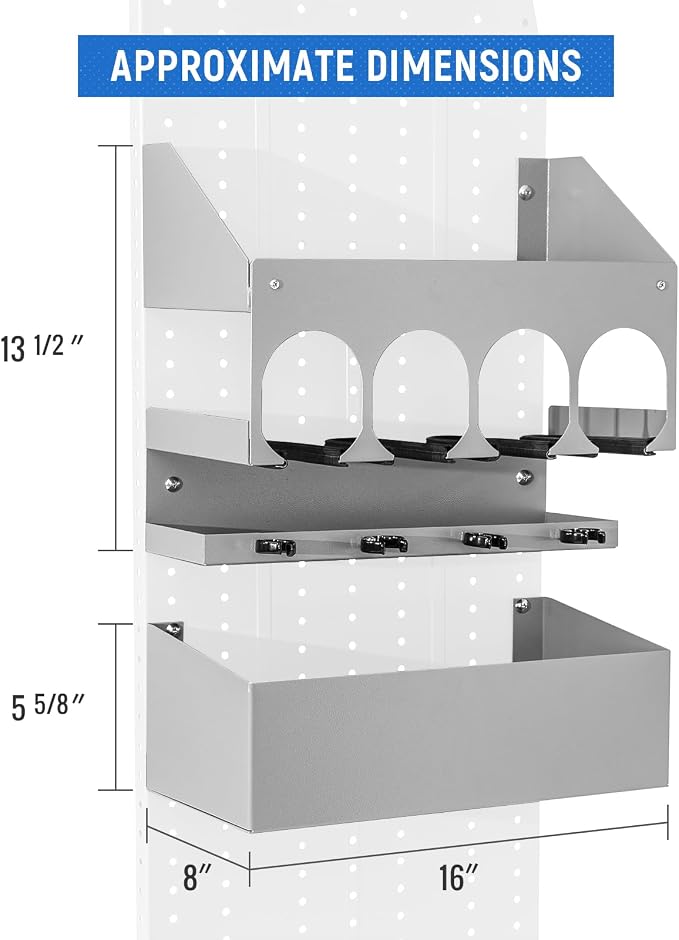 AA Products P-SH-Power Tool Organizer Wall Mount Designed - Image 2