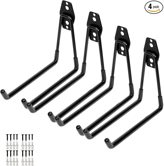 Wall Mount Heavy Duty Double Utility Tools Hooks by Whrsinlor
