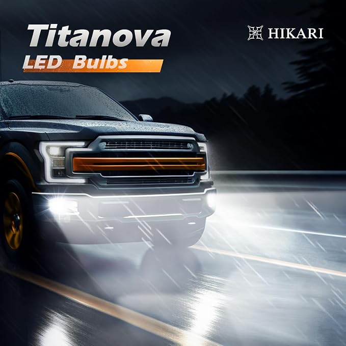 Hikari 2025 Future 50000LM H4/9003 LED Fog Light, 65W Titanova LED, 6000K Cool - Image 6