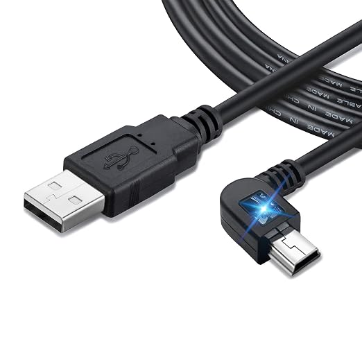 GPS Charger Cable, Mini USB 6.6ft Universal GPS Charging Cord by Pixelman