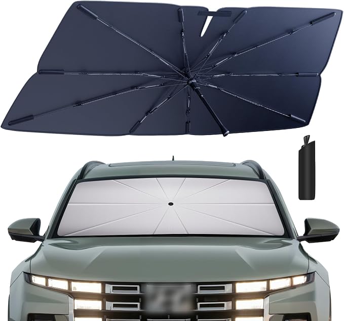 Windshield Sun Shade Umbrella: for Hyundai Santa-Cruz-2022-2025 by HIMUMOY