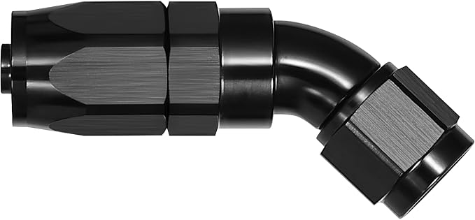 EVIL ENERGY 6AN 45 Degree One Piece Full Flow Hose End Fitting Swivel by EVILENERGY