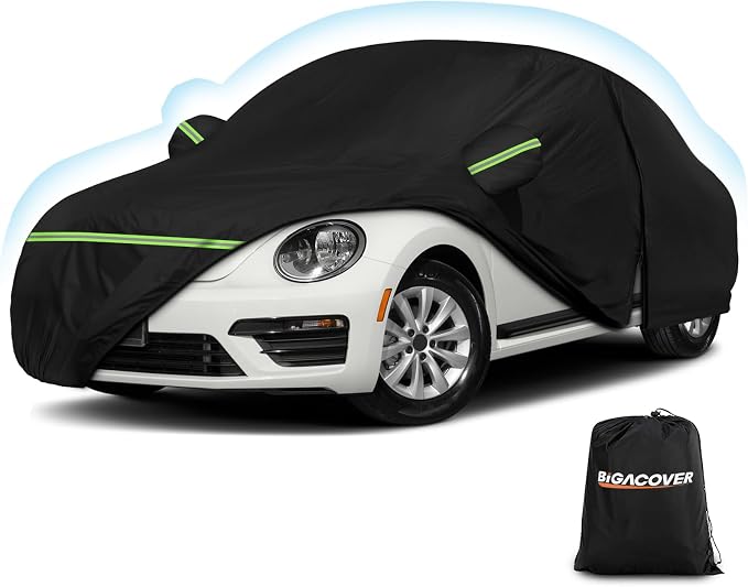 for New Beetle Car Cover Waterproof All Weather Heavy Duty Protection Outdoor by BIGACOVER