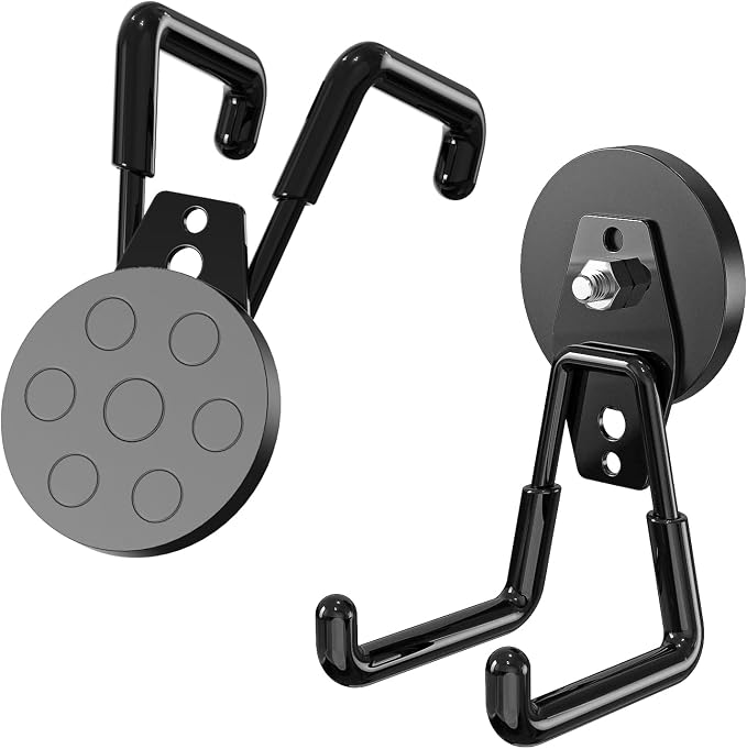 1 Pack Large Heavy-Duty Magnetic Garage Hooks by Hadwoer