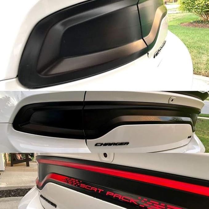 Luxe LightWrap Dark Smoke Stealth Universal Headlight Tail Light Tint Kit - Image 5