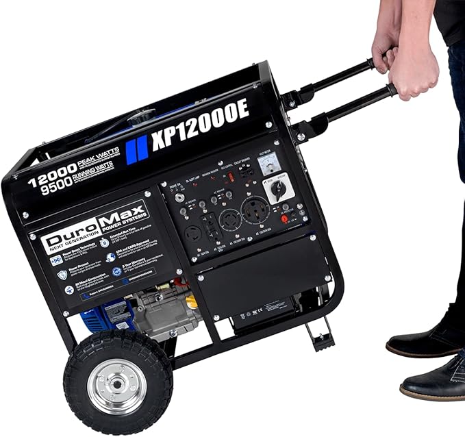 DuroMax Gas Powered Portable 12000 Watt-Electric Start-Home Back Up & RV Ready - Image 6
