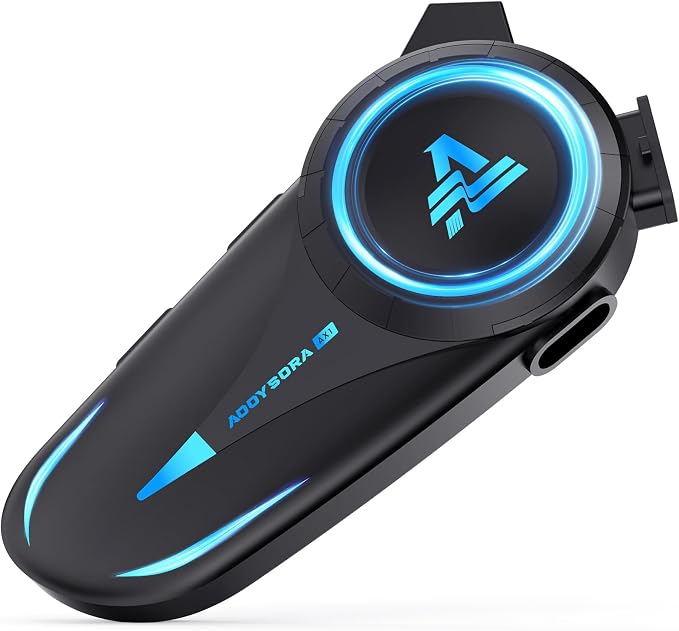 1200mAh Motorcycle Helmet Bluetooth Headset by AOOYSORA