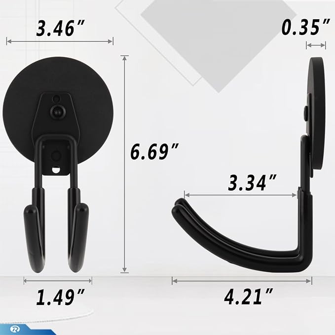 2 Pcs Magnetic Hook Heavy Duty, Strong Magnet Hooks - Image 5
