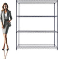 60"x24"x72" Premium Metal Steel 4-Tier Wire Shelving NSF 3200 LBS MAX Capacity by UtilityBasics