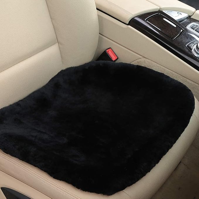 20 inchs Fluffy Genuine Australia Sheepskin Car Seat Cover by OGLAND